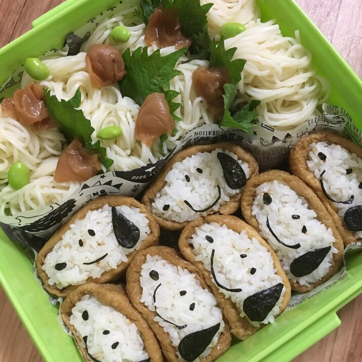 お弁当に冷麦を持っていく方法!!